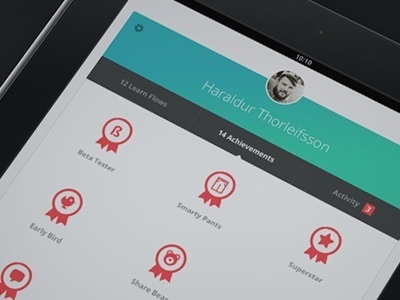 Dribbble achievements #icon