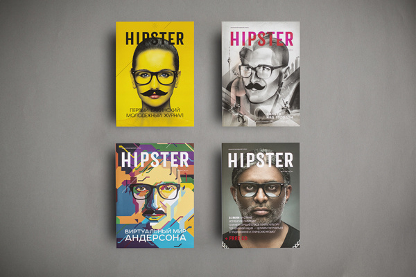 Hipster Magazine 1 / 2 / 3 / 4 issues. on Editorial Design Served #hipster #editorial