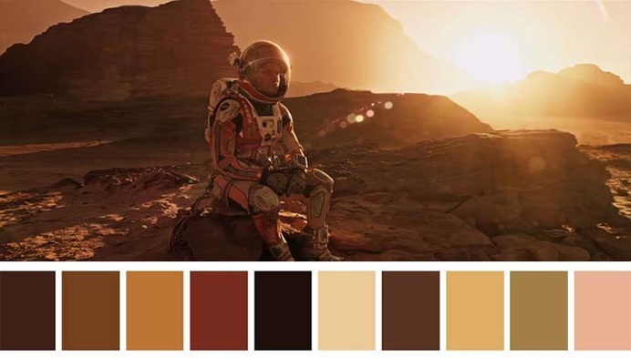 Tweeter Posts Color Palettes from Popular Movie Scenes