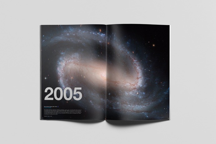 Hubble 25 Years On Book Design – Deivid Cole