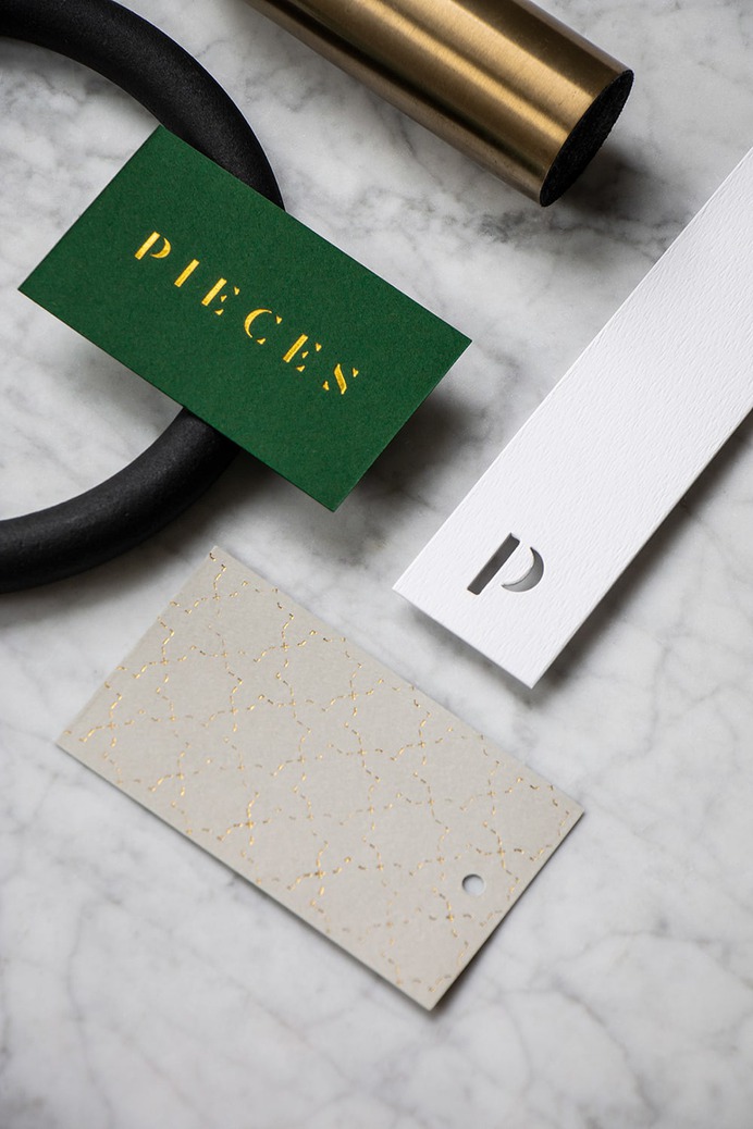 Pieces Corporate Design - Mindsparkle Mag Ryan Romanes Studio designed Pieces Corporate Design. #logo #packaging #identity #branding #design #color #photography #graphic #design #gallery #blog #project #mindsparkle #mag #beautiful #portfolio #designer