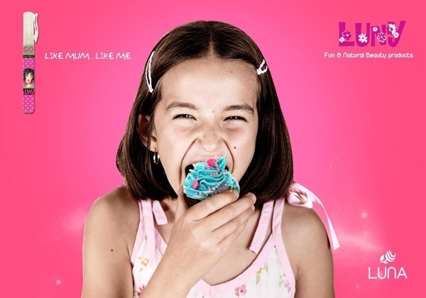 LUNY on Behance #a #flavored #makeup #girls #is #luny #for