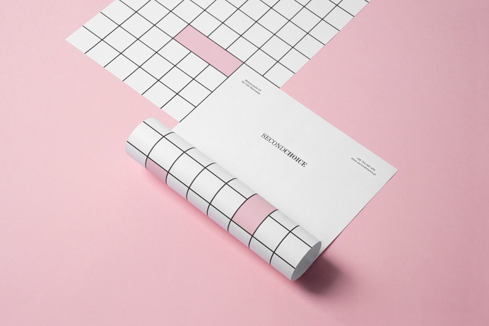 second choice branding luxury pink visual identity corporate design stationery designblog mindsparklemag noeeko studio luxus deluxe packagin