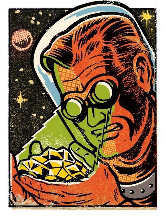 Lou Brooks Distressed Lou! #astro #illustration #lou #man #brooks