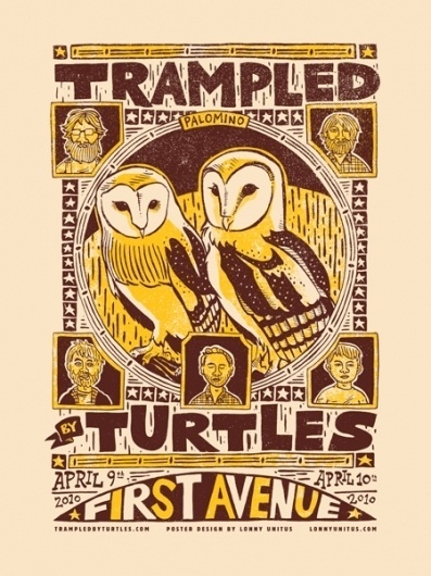 GigPosters.com - Trampled By Turtles #gigposter #screenprint #poster #band