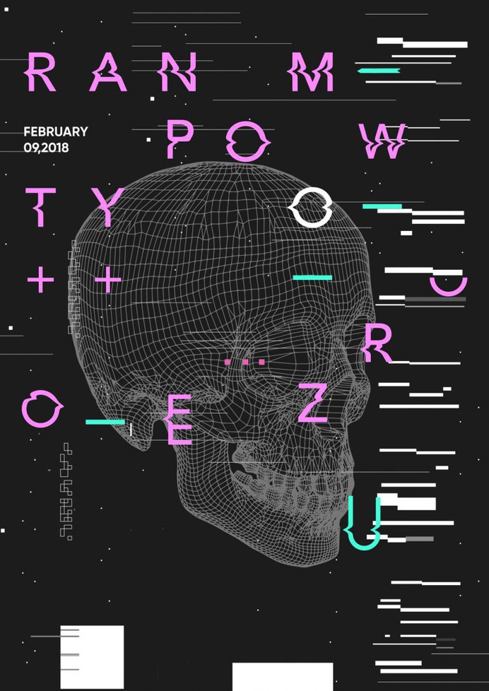 Random Typography POster