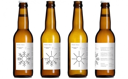 gràffica.info | Una cerveza, pero muy fría ¡por favor! #temperature #packaging #design #graphic #label #sensitive