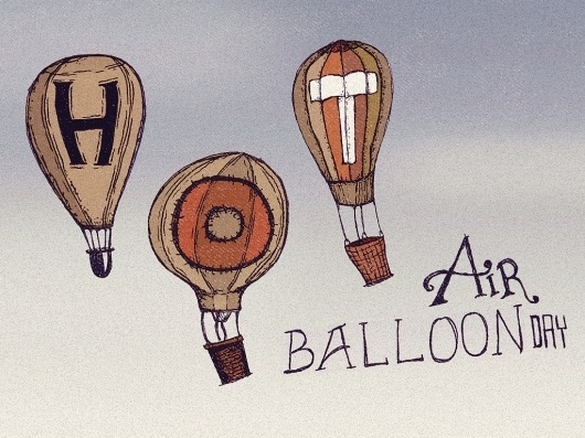 Dribbble - 1024x768_Balloon_Day.jpg by Dustin Addair #holidays #addair #air #of #hot #balloon #dustin #june #day