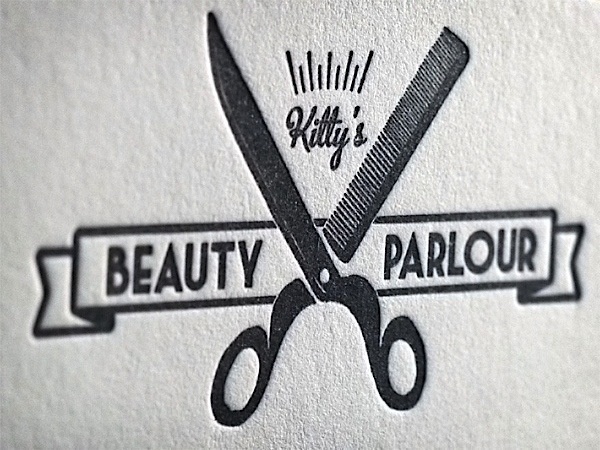 Kitty's Beauty Parlour #beauty #parlour #parlor #typography