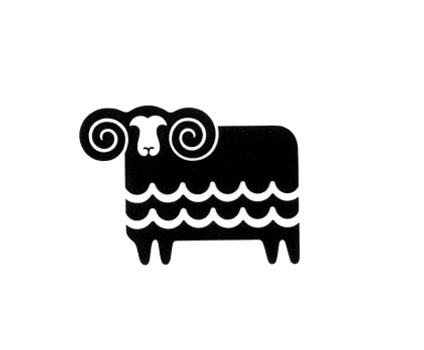 Taiji-Nishikawa-for-Kanevo #logos #trademark #branding #icon #ovis #identity #vintage #logo #sheep #animal