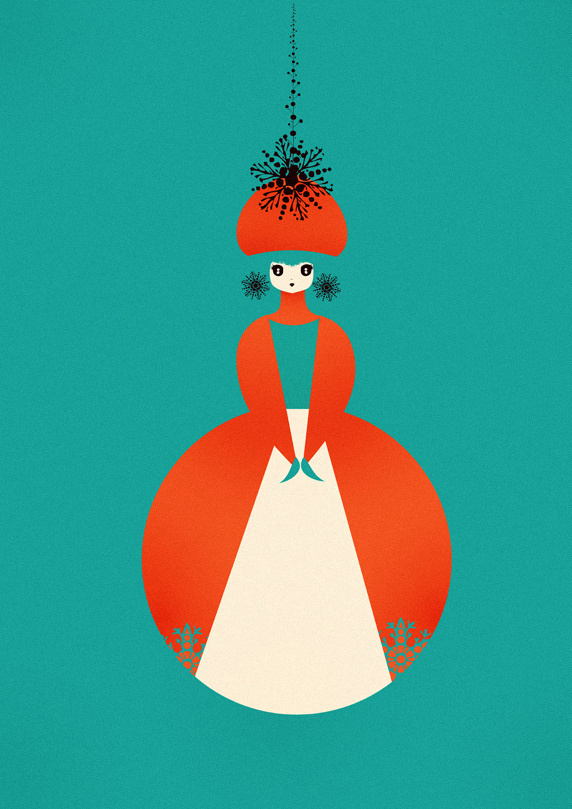 Christmas Dolls #natale #card #christmas #illustration #stationery #grossi #cristian #cards