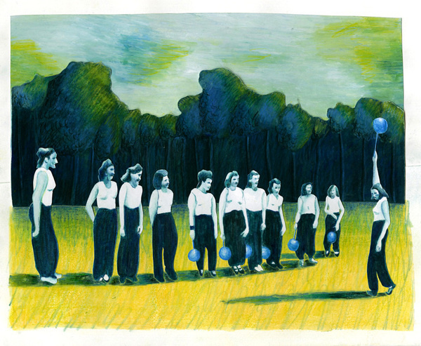 1941 Serena Katt #mixed #illustration #media