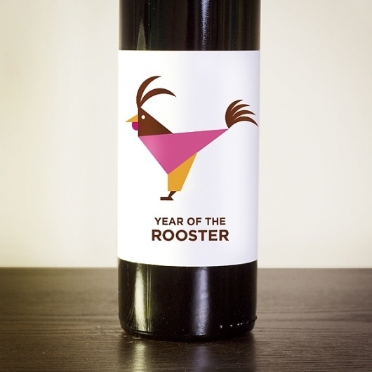 Jag Nagra: Vancouver Graphic Designer and Photographer #rooster #zodiac #wine #chinese #illustration