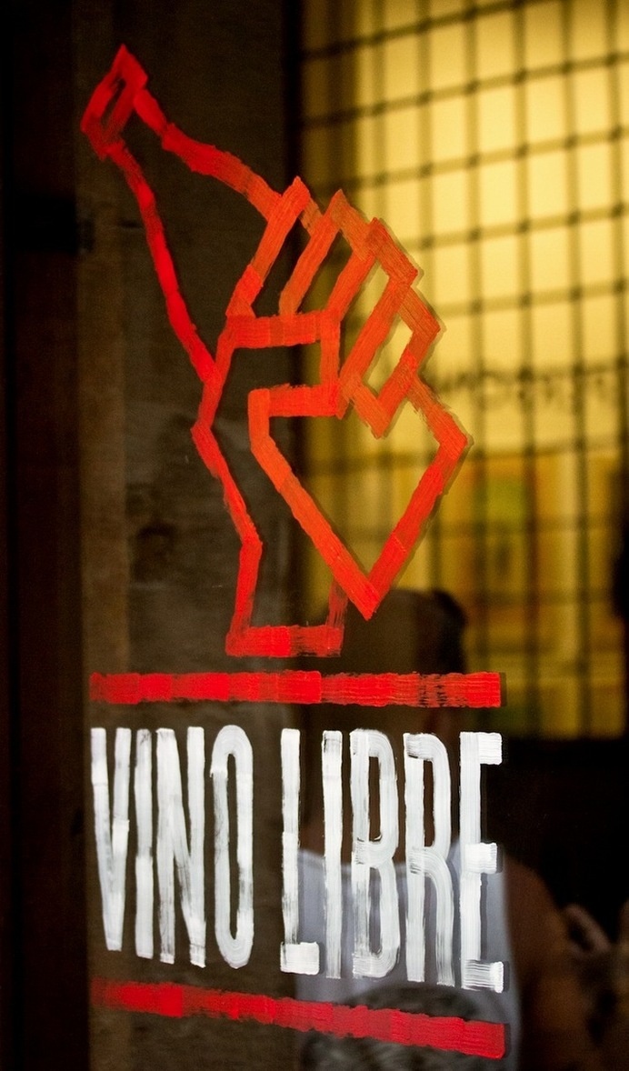 Bar Brutal (Identity, Print) by Lo Siento Studio, Barcelona #red #painted #bold #glass #hand #typography