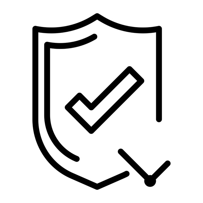 See more icon inspiration related to shield, safe, lock, check, locker, wellness, security, safety, protection, technology, miscellaneous, protected and multimedia on Flaticon.