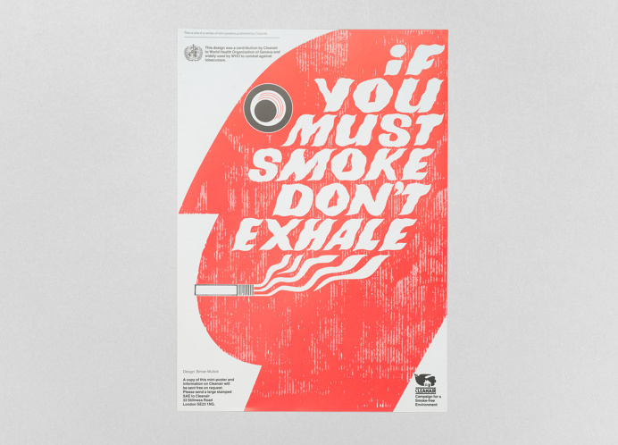 Biman Mullick's anti-smoking posters
