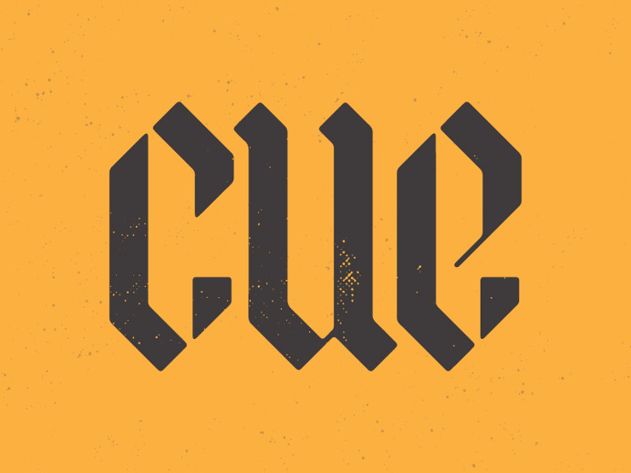 CUE – Blackletter Exlploration by Matt Erickson