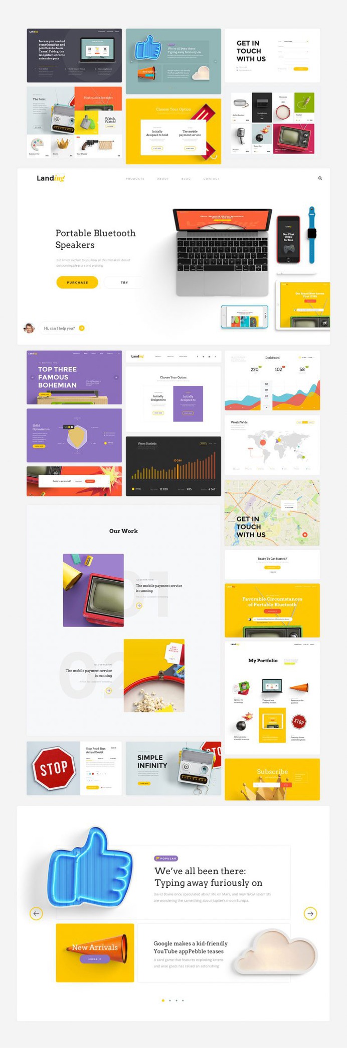 UI Kit Landing Page