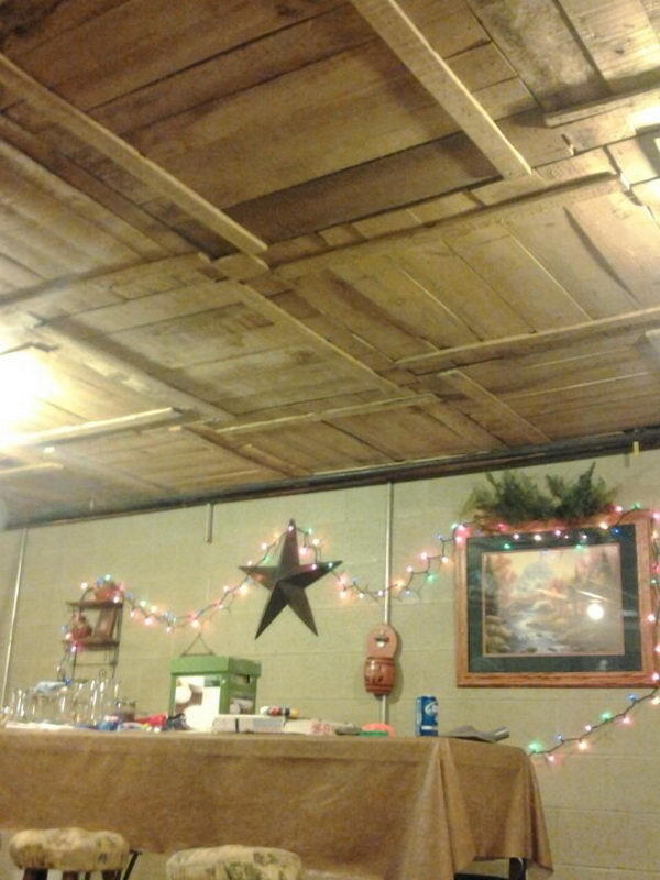 20+ Cool Basement Ceiling Ideas #basement #interior #architecture #ceiling