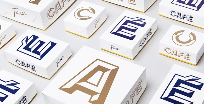 brand identity for the new Fazer Cafés