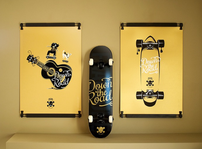 Sérigraphie Skate Pirate Richie Jackson #screenprint #poster #skateboard