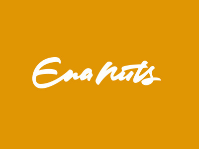 Enanuts #script #branding #written #fashion #logo #hand