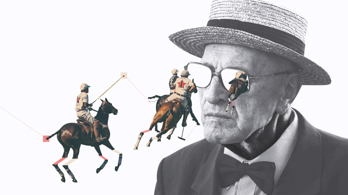 Horse Polo Collage - John Sippel | vltrr vltrr.com #collage