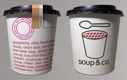 Soup & Co. branding and packaging #logo #branding #packaging #pattern