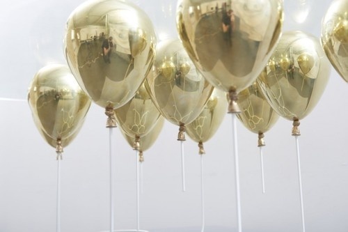 ballons, gold #gold #ballon
