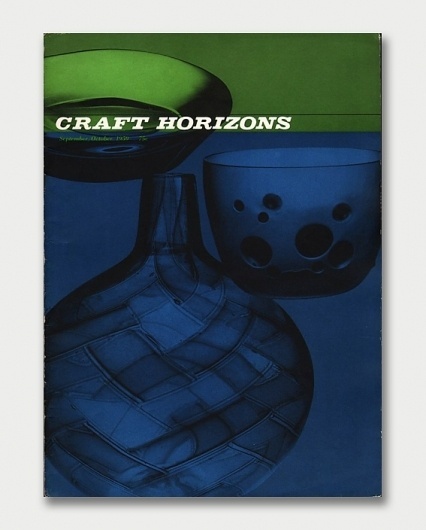 Craft Horizons Magazine, 1950s/1960s / Aqua-Velvet #1959 #cover #craft #overlay #magazine