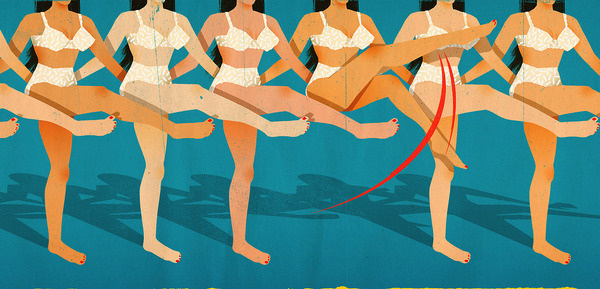 Daniel Downey Illustration & Design. #women #illustration #dance #legs