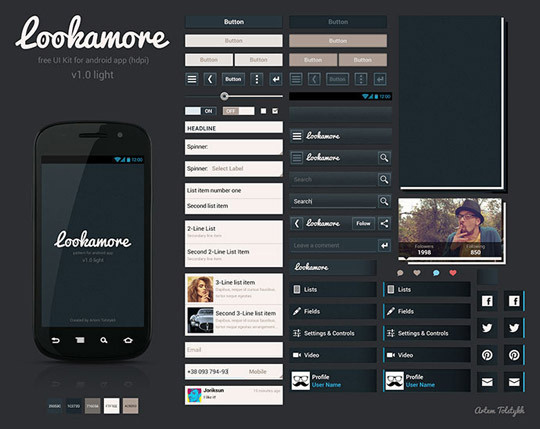 10 Free Useful Android PSD UI Kits #psd #ui #android