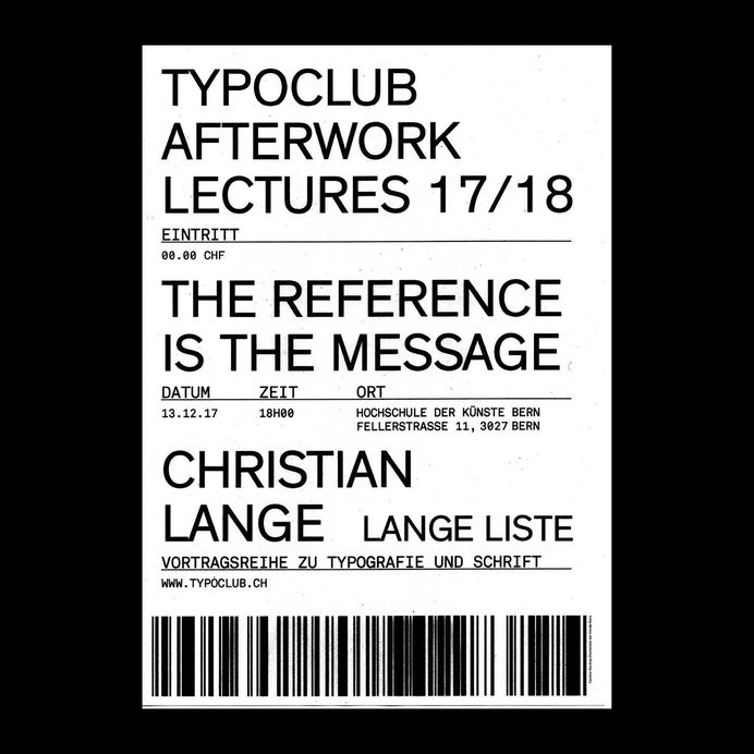 TYPOCLUB AFTERWORK LECTURES on Behance