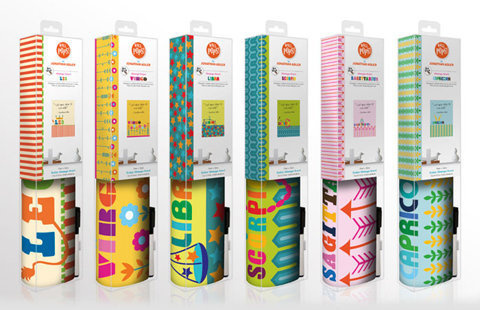 Jonathan Adler & WallPops Wall ArtÂ Line - The Dieline: The World's #1 Package Design Website -