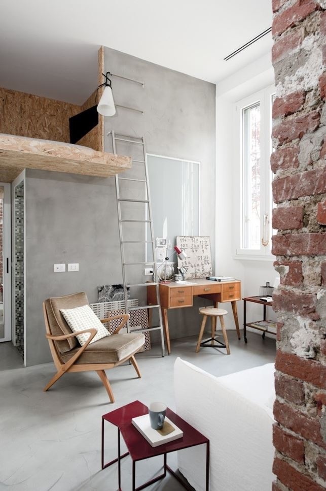 30 sqm Loft Refurbished in Milano
