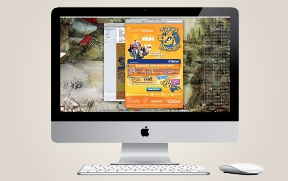 Tigres al Rescate 2011 on Behance #2011 #branding #refresh #illustrator #design #uanl #program #tigres #illustration #brand #rescate #donation #monterrey #logo #character #mailing