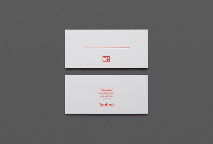 Techné Architecture by Alter #stationery #branding