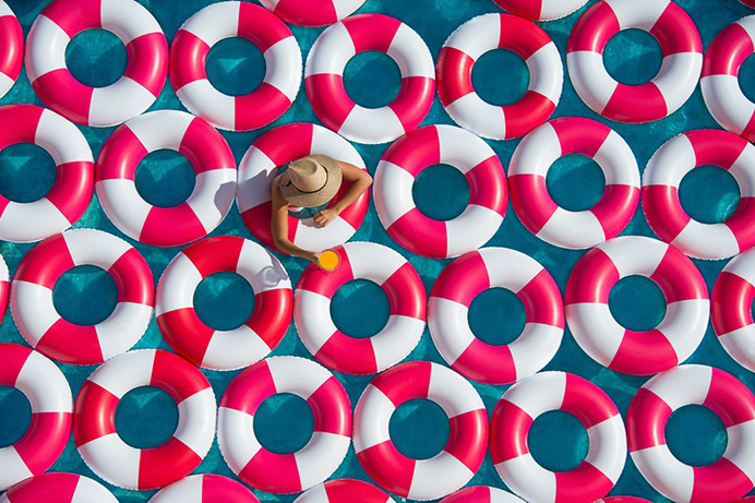 Poolside Mediterranean Series by Gray Malin