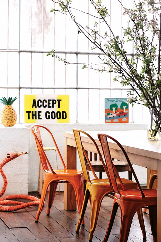 at home with saskia folk / sfgirlbybay #interior #tolix #chair #design #decor #deco #decoration