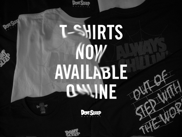 don't sleep mag #whilte #black #and #layout #typography
