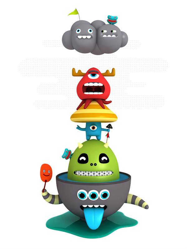 Characters' Totems on Behance #nested #totems