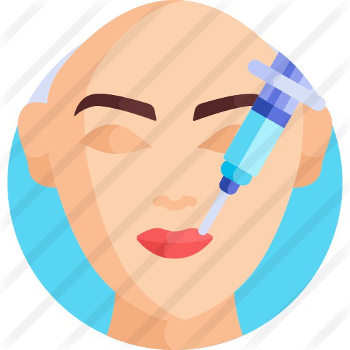 See more icon inspiration related to intervention, aesthetics, plastic surgery, healthcare and medical, anatomy, surgery, beauty, injection, body part, syringe, lips, user, girl, woman and medical on Flaticon.