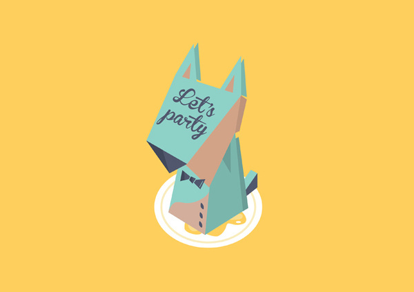 Lets Party by Reinold Lim #illustration