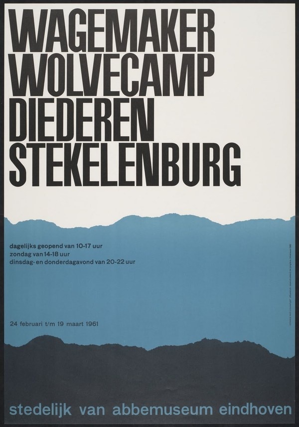 Wim Crouwel: selected graphic designs and prints from museum archive #design #minimal #poster