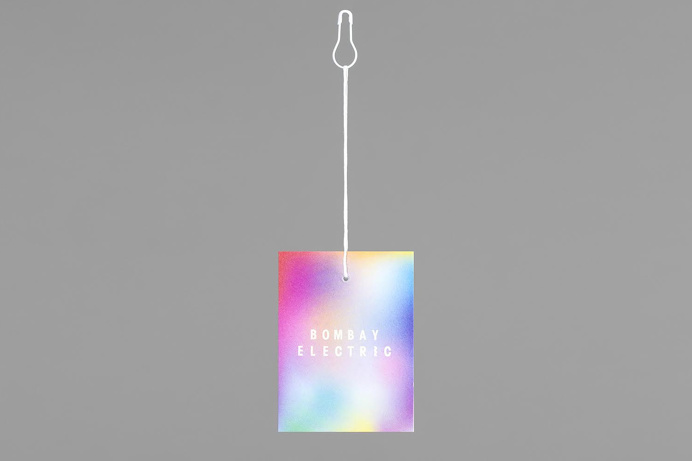 bombay electric colorful packaging color fade branding visual corporate identity fashion box minimal luxury deluxe design inspiration by des