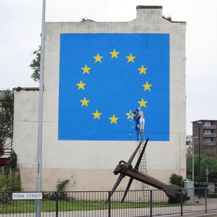 Dover, England. Banksy