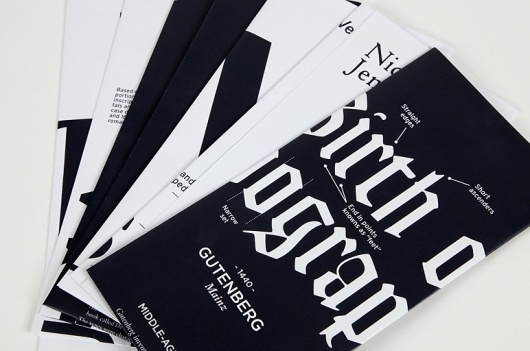 Laia Sacares. It's All About Type Poster Series #design #graphic