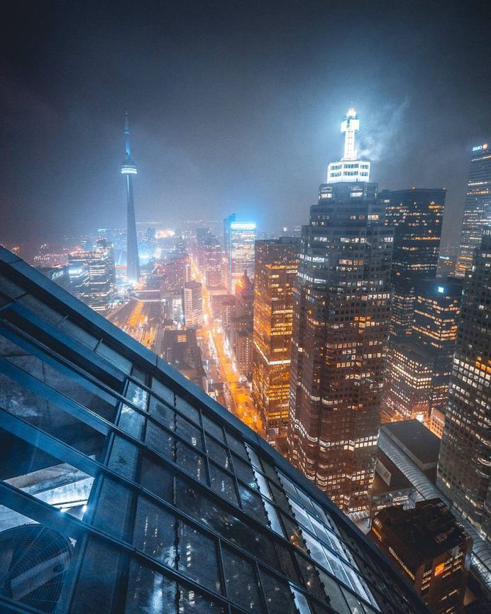 Dazzling Photos of Toronto Taken From The Rooftops by Max Whitehead