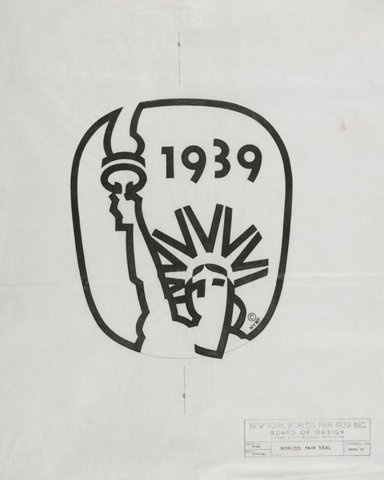 New York World's Fair seal - ID: nypl_mss_914 - NYPL Digital Gallery #logo