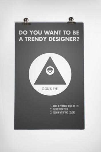 The works of Rodrigo Vejar #typogrphy #gods #eye #poster #pyramid